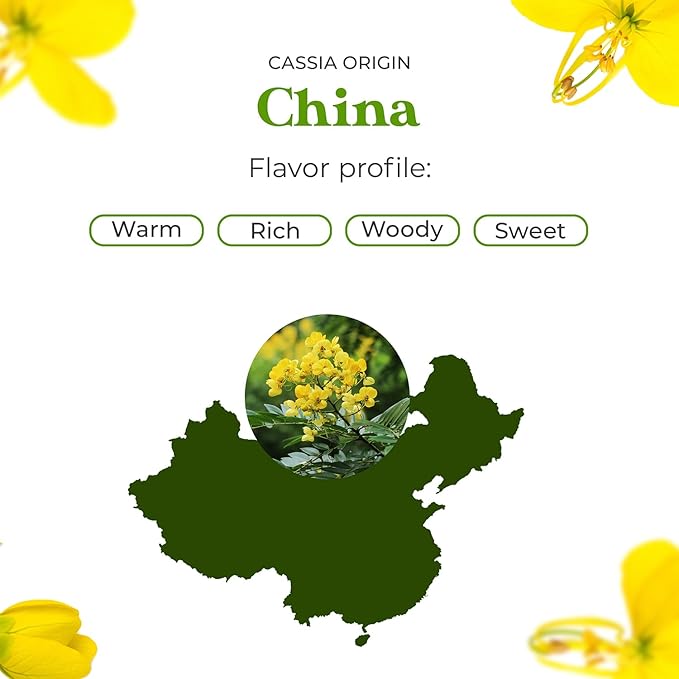 Sun Essential Oils - Cassia 4oz Bottle for Diffuser, Humidifier, Aromatherapy, Hair and Skin Care