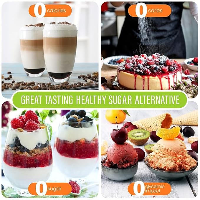 Stevia Select Organic Stevia Powder - Sugar Free Plant Based Stevia Sweetener Non GMO Pure Stevia