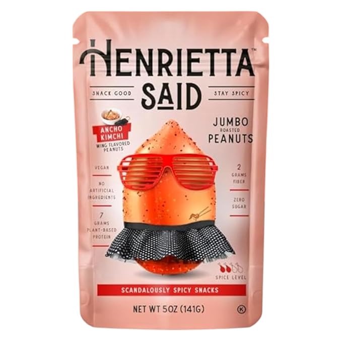 Henrietta Said Wing-Flavored Peanuts - Truly Good Foods Snacking Nuts - Bold Flavors - Savory &