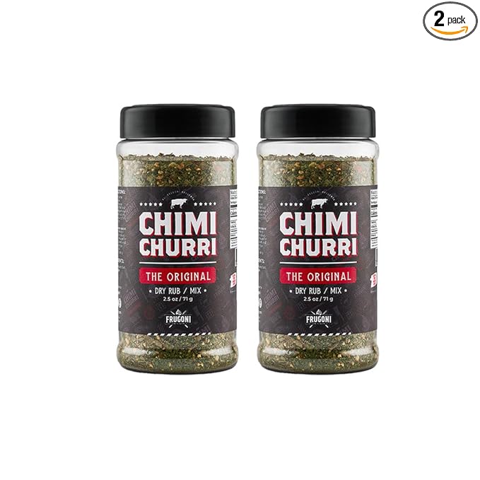 Al Frugoni- Chimichurri Combo- Original and Spicy- Rub, condiment,sauce and marinade (Chimi Churri