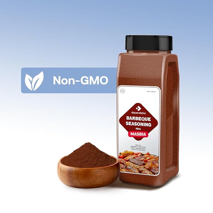 Dependable Food BBQ Spice Mix - 18 oz. Resealable Pouch - Non-GMO, Kosher – Perfect Blend for