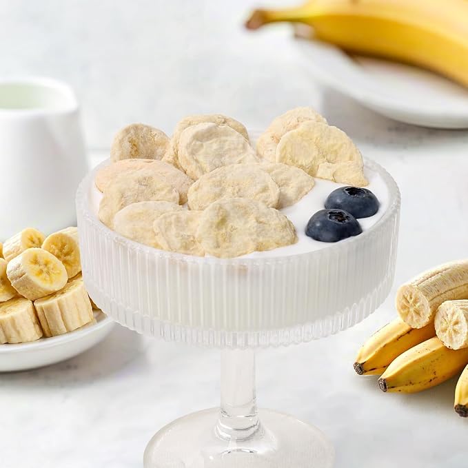 Ternio Premium Freeze Dried Bananas - 7.76 oz / 220 g - 100% Natural, No Preservatives, Low Calorie