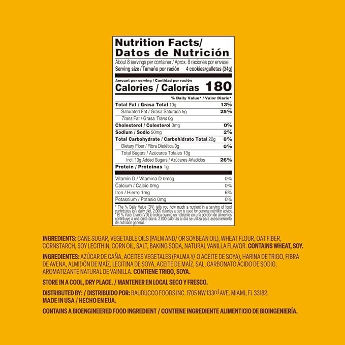 Bauducco Vanilla Wafers - Crispy Wafer Cookies With 3 Delicious, Indulgent, Decadent Layers of