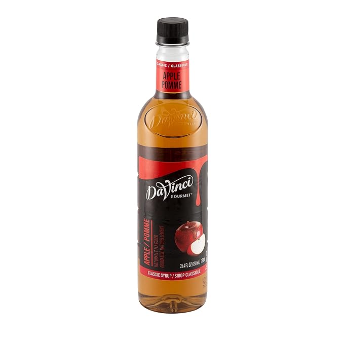 DaVinci Gourmet Classic Apple Syrup, 25.4 Fluid Ounces (Pack of 4)