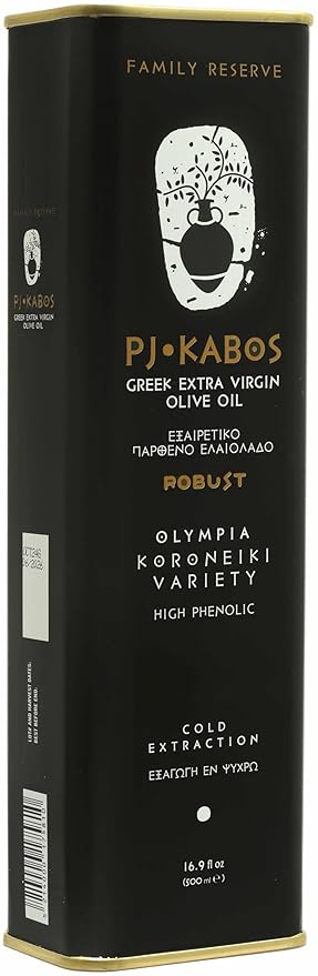 P.J. KABOS 2024/25 Harvest, Very High Phenolic (750+mg/kg), Natural Greek Extra Virgin Olive Oil