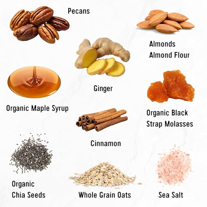 Taos Bakes - Caramel Pecan + Cranberries - Breakfast Bars - 5g Fiber & Gluten Free - Healthy Snacks
