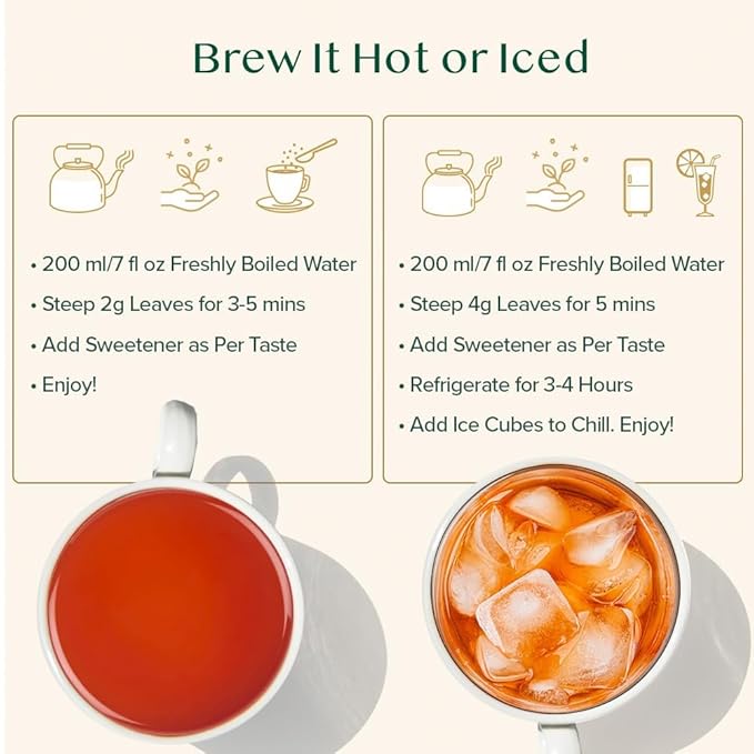 VAHDAM Vanilla Spiced Masala Chai | 3.53oz (50 Cups) Gluten Free Delicious Blend Of Vanilla &