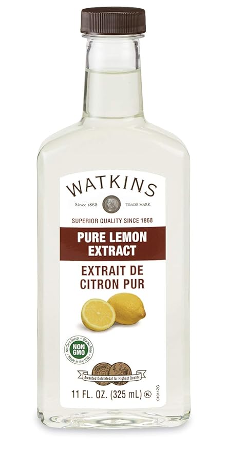 Watkins Pure Lemon Extract (11 oz.) and Watkins All Natural Original Gourmet Baking Vanilla (11 oz.)