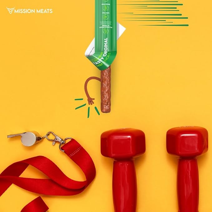 Mission Meats Beef Sticks – 100% Grass Fed & Pasture Raised, Zero Sugar, Gluten Free, Individually