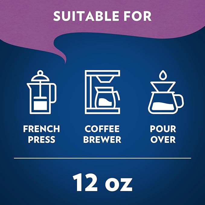 Lavazza Italian Roast Ground Coffee 6 Bags of 12oz, Dark Roast, Strong and Bold Taste, Intensity