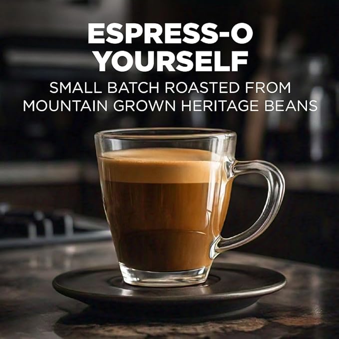 Maud's Espresso Coffee Pods, 200 ct, Dark Roast in Recyclable Single Serve Pods – 100% Arabica