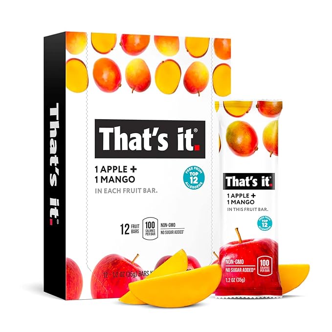 That's it. (48 Count) Variety Pack | Strawberry, Blueberry, Mango & Cherry flavors | 100% Natural