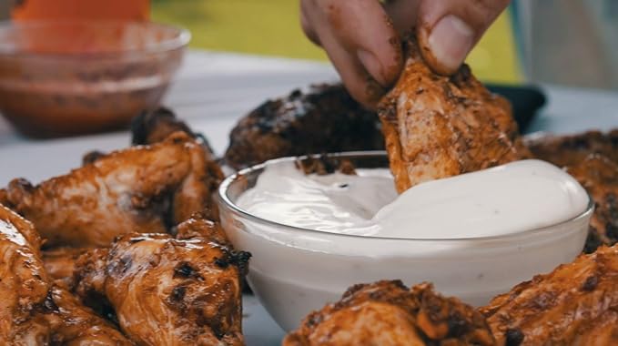 Kosmos Q Hot Buffalo Wing Dust, Spicy Chicken Wing Seasoning Powder for Wings, Popcorn, Fries &