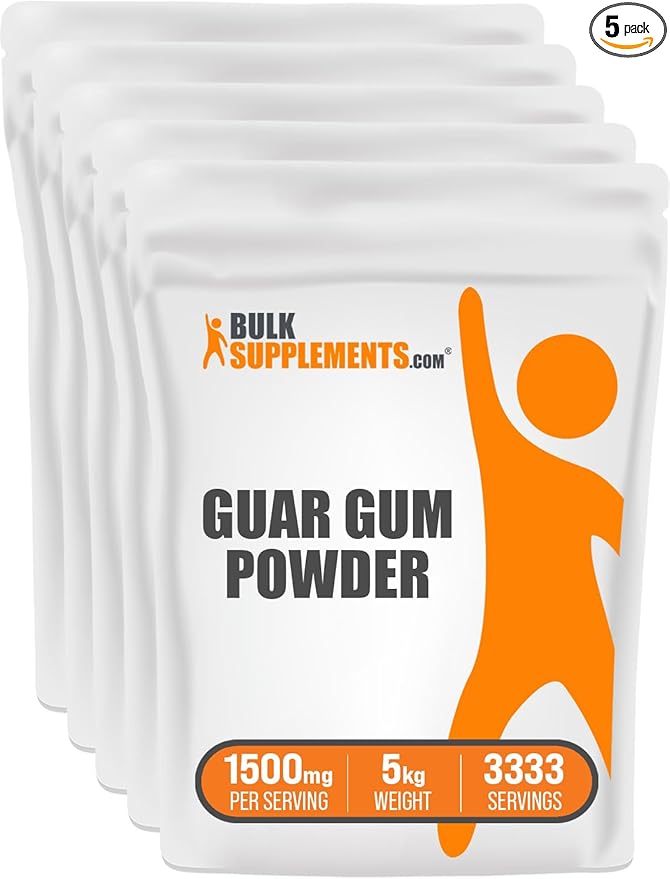 BulkSupplements.com Guar Gum Powder (5 Kilograms - 11 lbs)