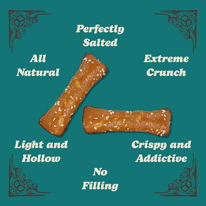 Unique Snacks Original Pretzel Shells Delicious Homestyle Baked Snack Bag Vegan OU Kosher and