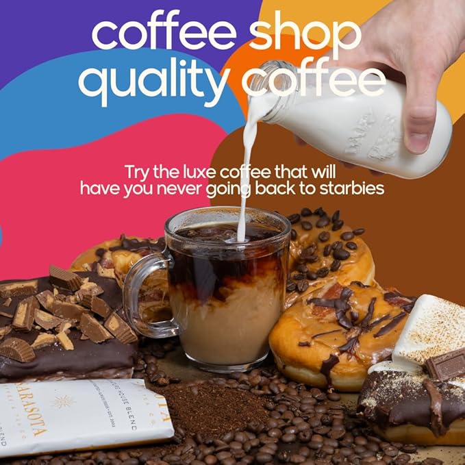 Ground Coffee | Gift Set Sampler Pack Variety Medium, Dark, & Flavored Roast Low Acid Mold Free