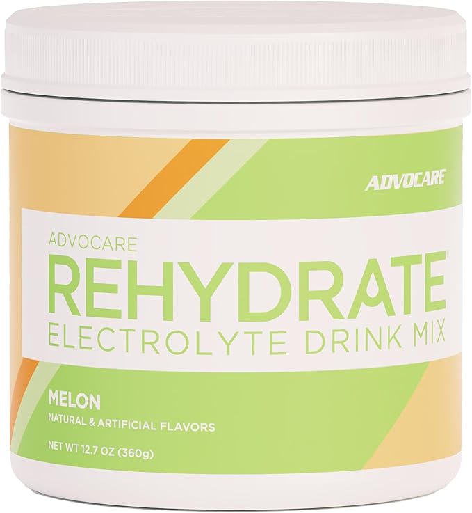 AdvoCare Rehydrate Electrolyte Drink Mix - Hydration & Recovery Drink with Sodium, Potassium & More