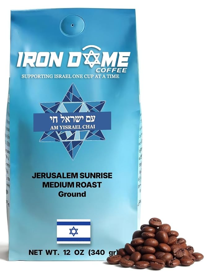 Iron Dome Coffee ??Jerusalem Sunrise Whole Bean Coffee, Medium Roast ??Fresh Roasted Coffee Beans