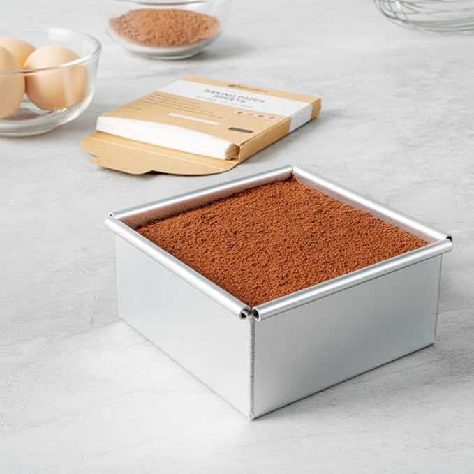 Restaurantware Pastry Tek 4 x 4 Inch Parchment Paper Sheets 1000 Greaseproof Baking Sheets For Oven
