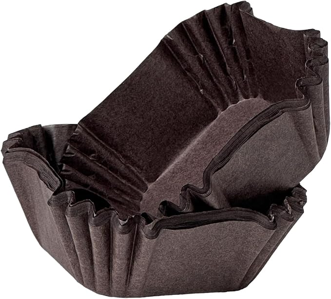 qiqee 500pcs Coffee Square Cupcake Liners Muffin Linner No Smell, Food Grade Baking Cups竊늆tandard