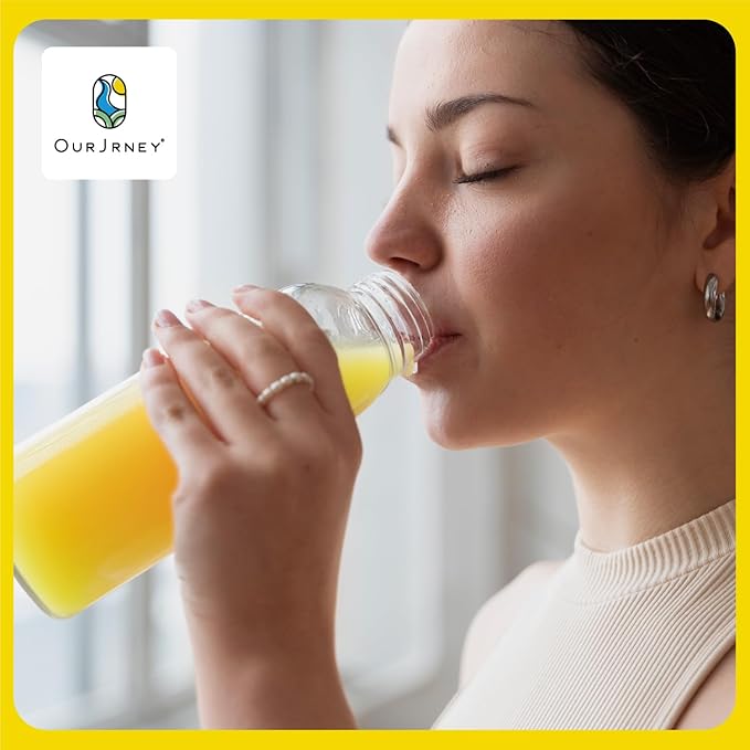 Nano Turmeric Curcumin Drink Powder, Golden Juice for Wellness & Immunity, No Turmeric Taste, Add