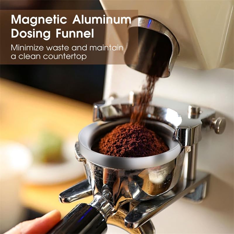 Reoszeank 51mm Espresso Accessories Kit, Distributor, Tamper, Dosing Funnel