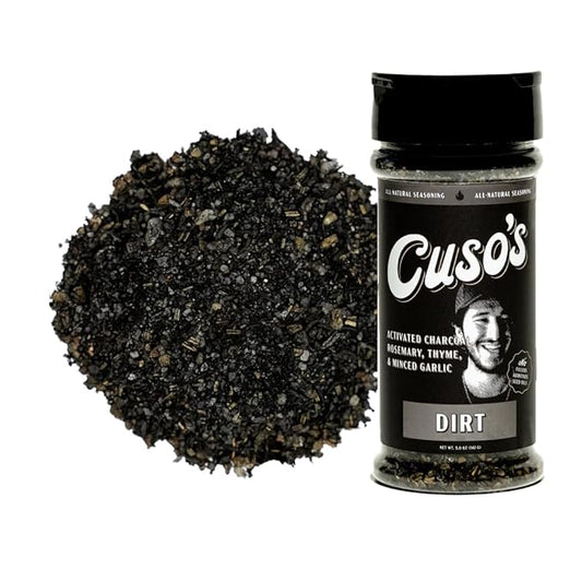 Cuso’s Dirt® BBQ Seasoning - Dirt Rub - Bold Steak & Brisket Seasoning for Smoking - Dry Rub for