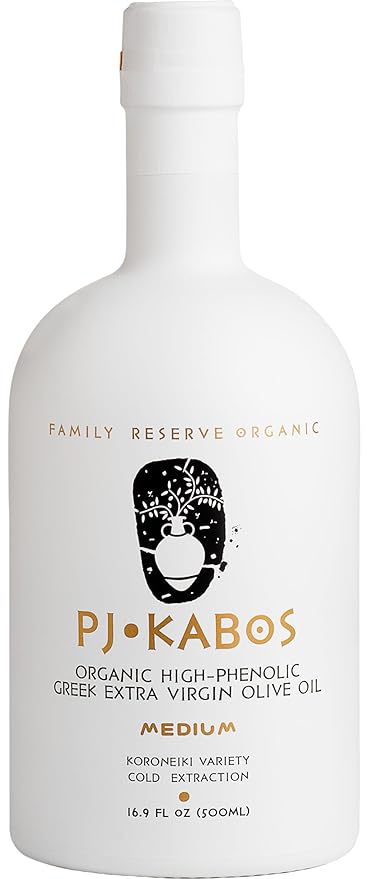 P.J. KABOS 2025 Gold Award Winner, High Phenolic (500+ mg/kg), USDA Organic Greek Extra Virgin