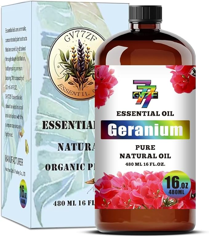 Geranium Essential Oil (16 oz / 480 ml) ??Geranium Oils for diffusers, humidifiers, Home Baths