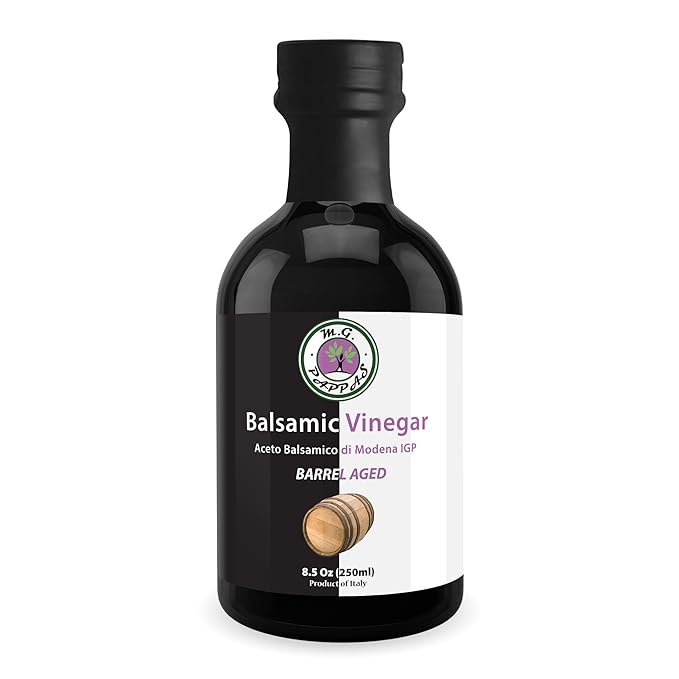 M.G. PAPPAS Balsamic Vinegar from Italy - Gourmet Balsamic Italian Vinegar - A Great Addition to