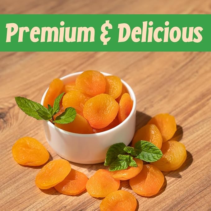 Sincerely Nuts - Dried Turkish Apricots | Three Lb. Bag | Healthy Pitted Apricot Fruit | Raw Vegan