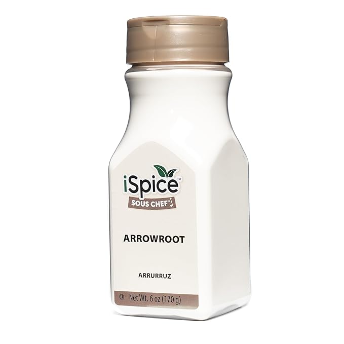 iSpice Premium Arrowroot Powder |Natural Thickener Arrowroot Flour |Gluten-Free Arrowroot Starch|