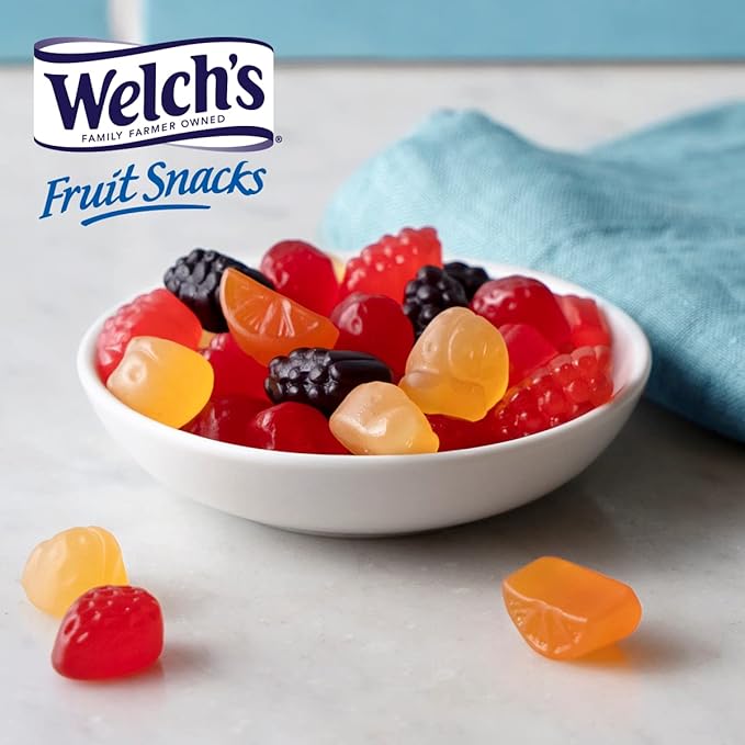 Welch's Fruit Snacks, Mixed Fruit, Great for School Lunches, Bulk Pack, Individual Single Serve