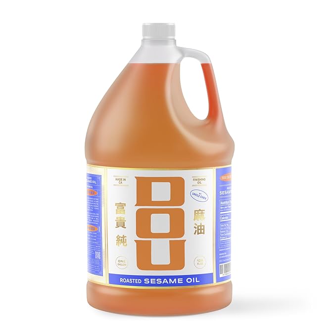 Dou by Uncle Chen Sesame Oil - Flavorful and Aromatic Oil for Cooking, Stir-Frying, and Dressing (1