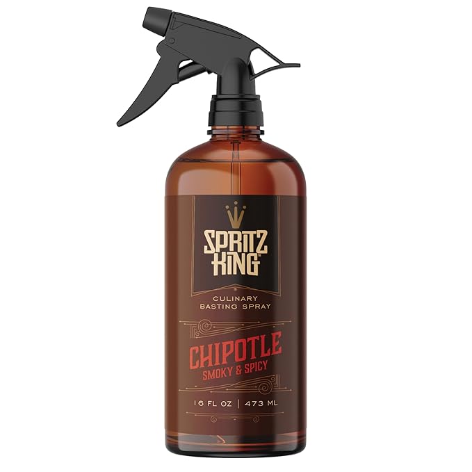 Spritz King Culinary Basting Spray: For Grilling, Smoking, Air Frying - Delicious Dark Bark