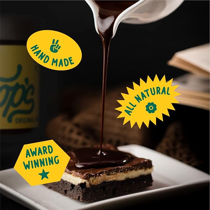 Coop's Original Hot Fudge, 10 Ounce (Pack of 3): All Natural, Gourmet, Handcrafted, Gluten Free