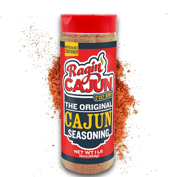 Original Cajun Seasoning - 16 oz Jar, Low Sodium, No MSG, All Natural - Authentic Louisiana Spice