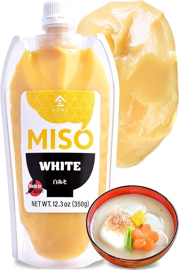 YAMASAN KYOTO UJI White Miso Paste with Malted Rice, Japanese Traditional Fermented Food, Easy