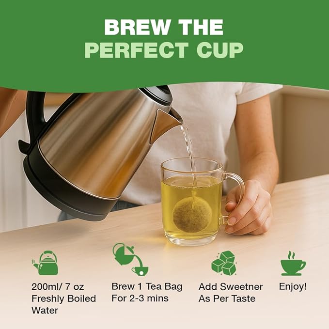 HANDPICK Lemon Balm Tea Bags ??100 Count | 100% Pure Natural Dried Lemon Balm Herb | Caffeine-Free