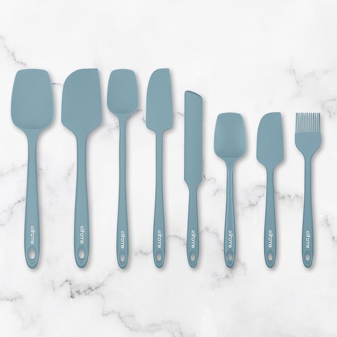 Elihome Mini Silicone Basting Pastry Brush, Cooking Brush for Oil Sauce Butter Marinades, Food