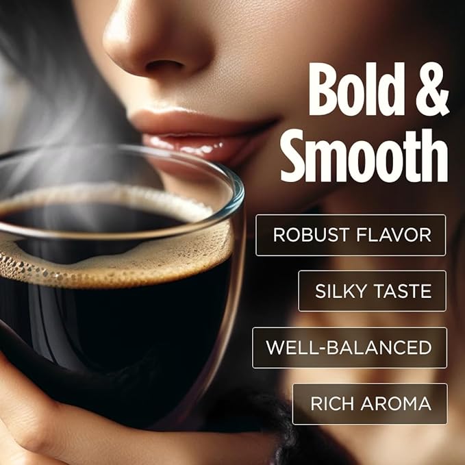 VitaCup Extra Shot Strong Coffee Pods, Bold & Intense Dark Roast w/Espresso Shot, High Caffeine