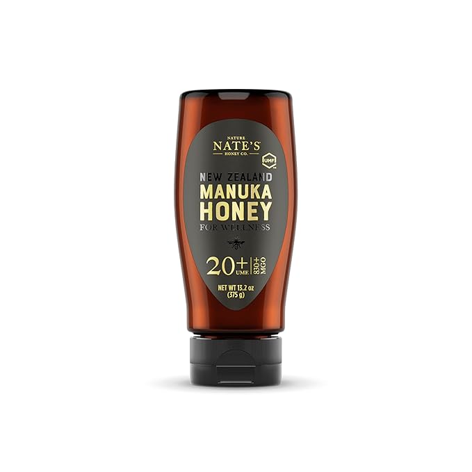 Nate's Pure Manuka Honey, Gold Edition | Sourced & Packed in New Zealand | MGO 830+ UMF Certified