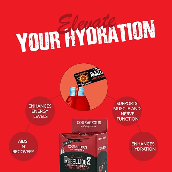 Rebellious Organic Energy Drink Mix Pure Function & Performance Bundle (8 Packs, 10 Counts on Each)