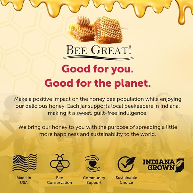 Bee Great Wasabi Hot Honey – Bold Sweet Heat with Wasabi Kick – Great with Sushi, Seafood & Salads