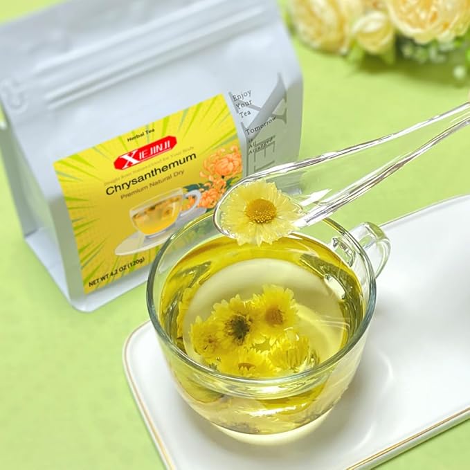 Chrysanthemum Tea - 100% Pure Premium Natural Dried Fetal Chrysanthemum(4.2oz/120g), Caffeine-Free