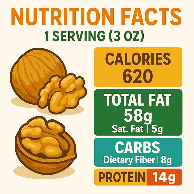 Crazy Nuts | California Grown Whole Walnuts In Shell, 5lb | Raw Walnuts Whole Bulk, Nuts in Shells