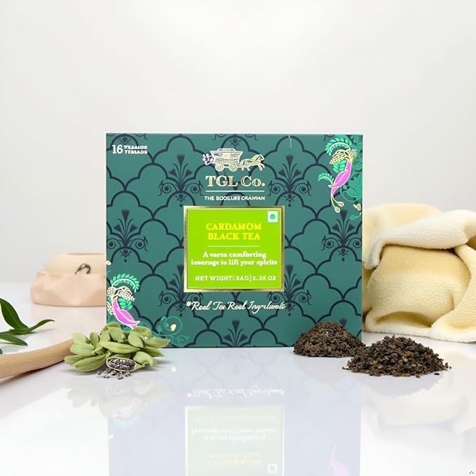 TGL Co. Chai ??Spiced Black Tea Bags | Bold Indian Chai with Real Spices | Strong & Aromatic |