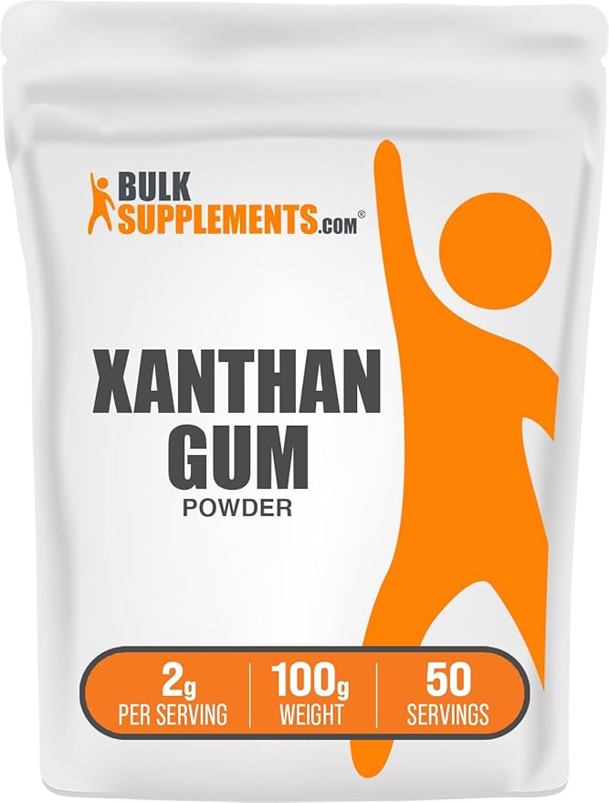 BulkSupplements.com Xanthan Gum Powder - Xanthan Gum Thickener, Xanthan Gum for Baking - Xanthan