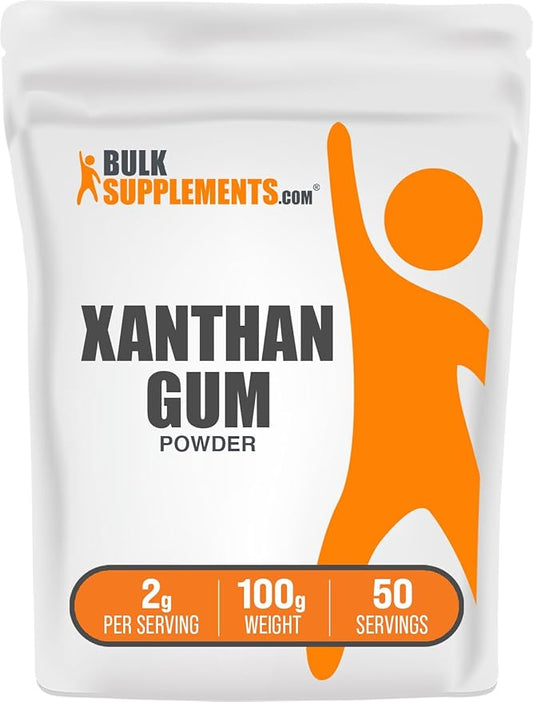 BulkSupplements.com Xanthan Gum Powder - Xanthan Gum Thickener, Xanthan Gum for Baking - Xanthan