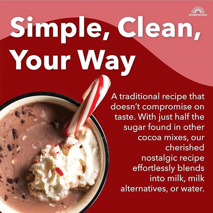 Mindful Nutrition Grandmas Organic Hot Chocolate Mix (Peppermint Hot Chocolate)